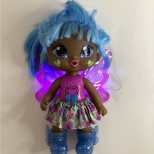 Baby Alive Glo Pixies Doll Gigi Glimmer Interactive 10.5”Working